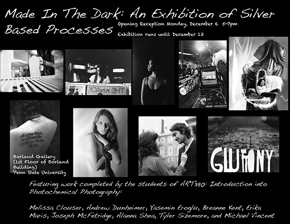 In The Dark: An Exhibition of Silver Based Processes