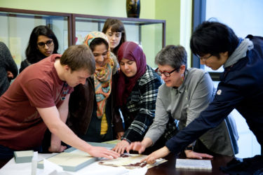 Artist Lynne Avadenka's Class. Institute for the Humanities. University of Michigan's College for Literature, Sciences and the Arts