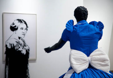 Artwork by Mary Sibande. Institute for the Humanities. University of Michigan's College for Literature, Sciences and the Arts